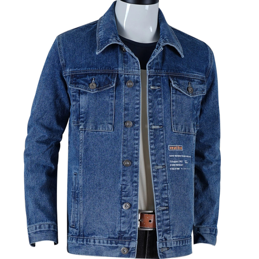 Importé - Jacket Jean Coton Homme Manches Longues