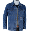 Importé - Jacket Jean En Coton Homme A Manches Longues Ample