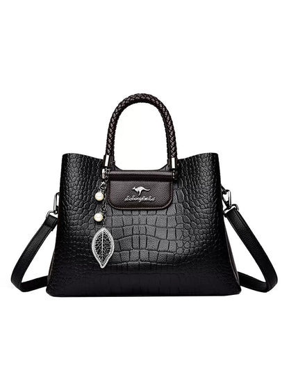 Importé - Sac À Mains Femme En Cuir PU A Motif Croco