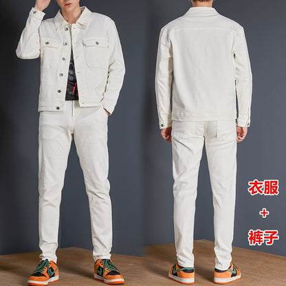 Importé - Ensemble Homme Jean Jacket + Pantalon