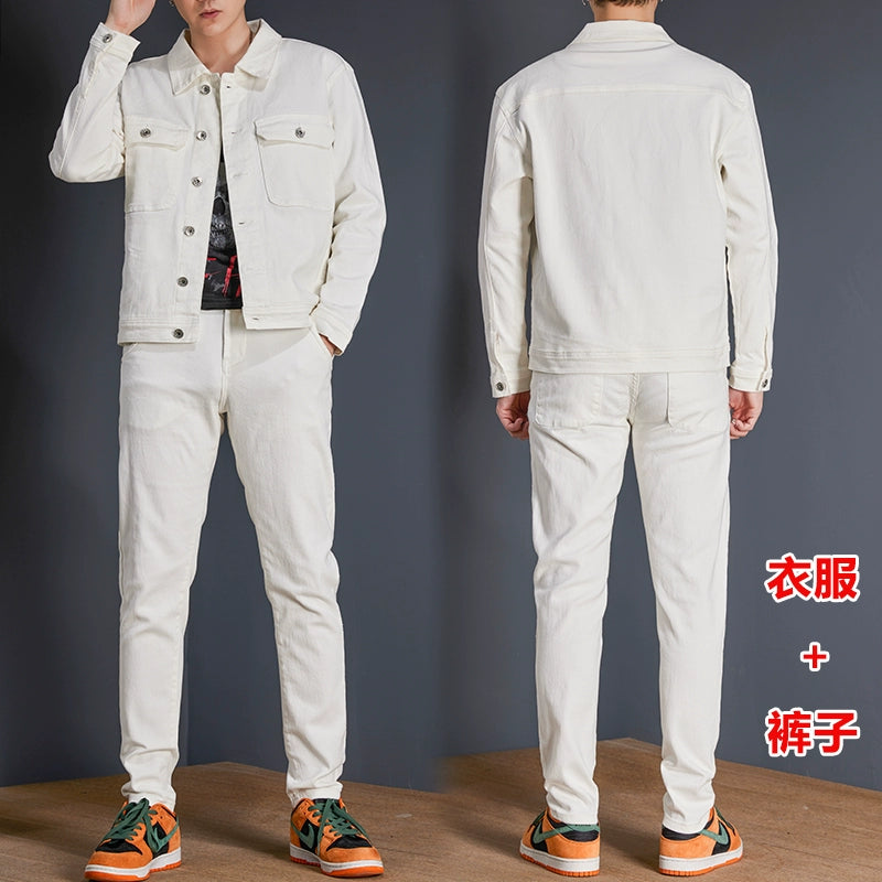 Importé - Ensemble Homme Jean Jacket + Pantalon