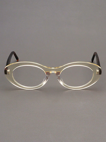 Importé – Monture Lunettes Mixte Ovales Style Rétro