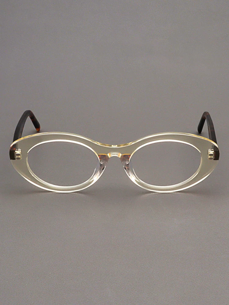 Importé – Monture Lunettes Mixte Ovales Style Rétro