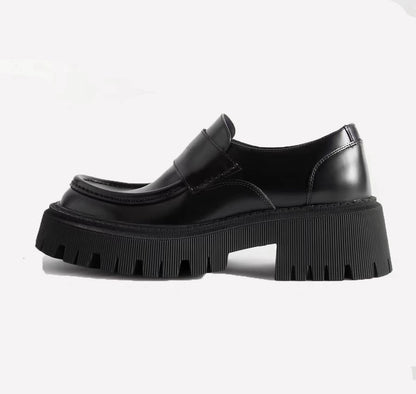 Importé - Chaussure Homme Mocassins Derby A Semelle épaisse