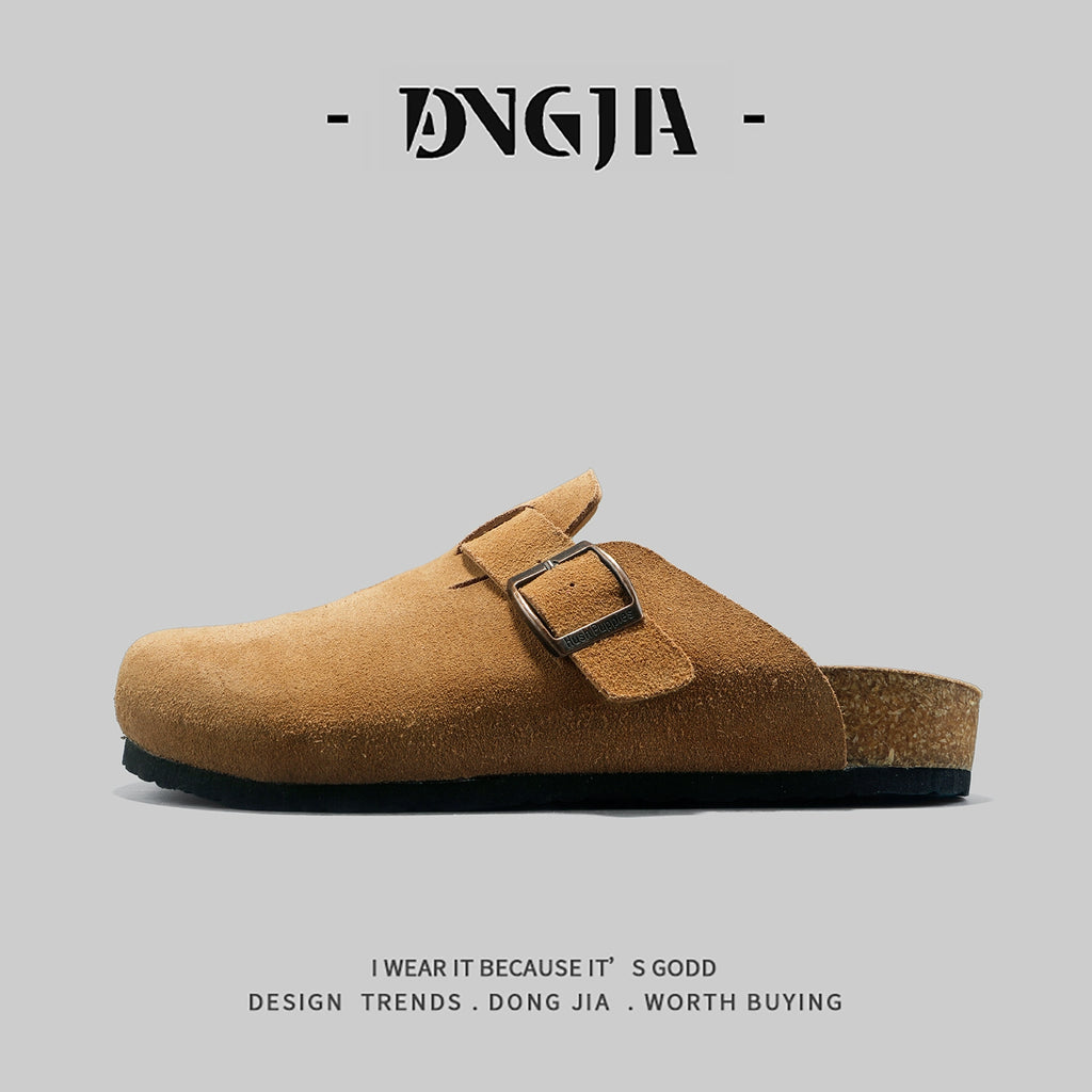 Importé - Sandale Homme Birkenstock Décontracté Pantoufles En Cuir