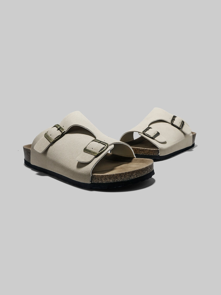 Importé - Sandale Homme Décontracté Pantoufles En Cuir