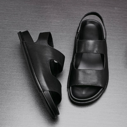 Importé - Chaussure Sandales En Cuir Décontractées