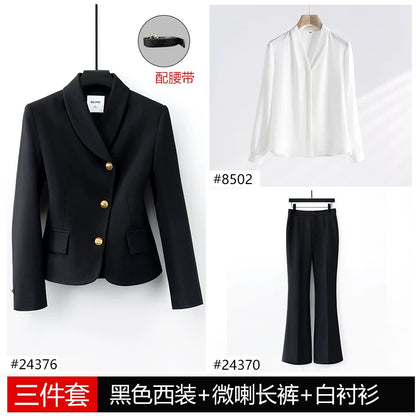 Importé - Ensemble Tailleur Femme 2-3 Pièces Slim Fit Premium