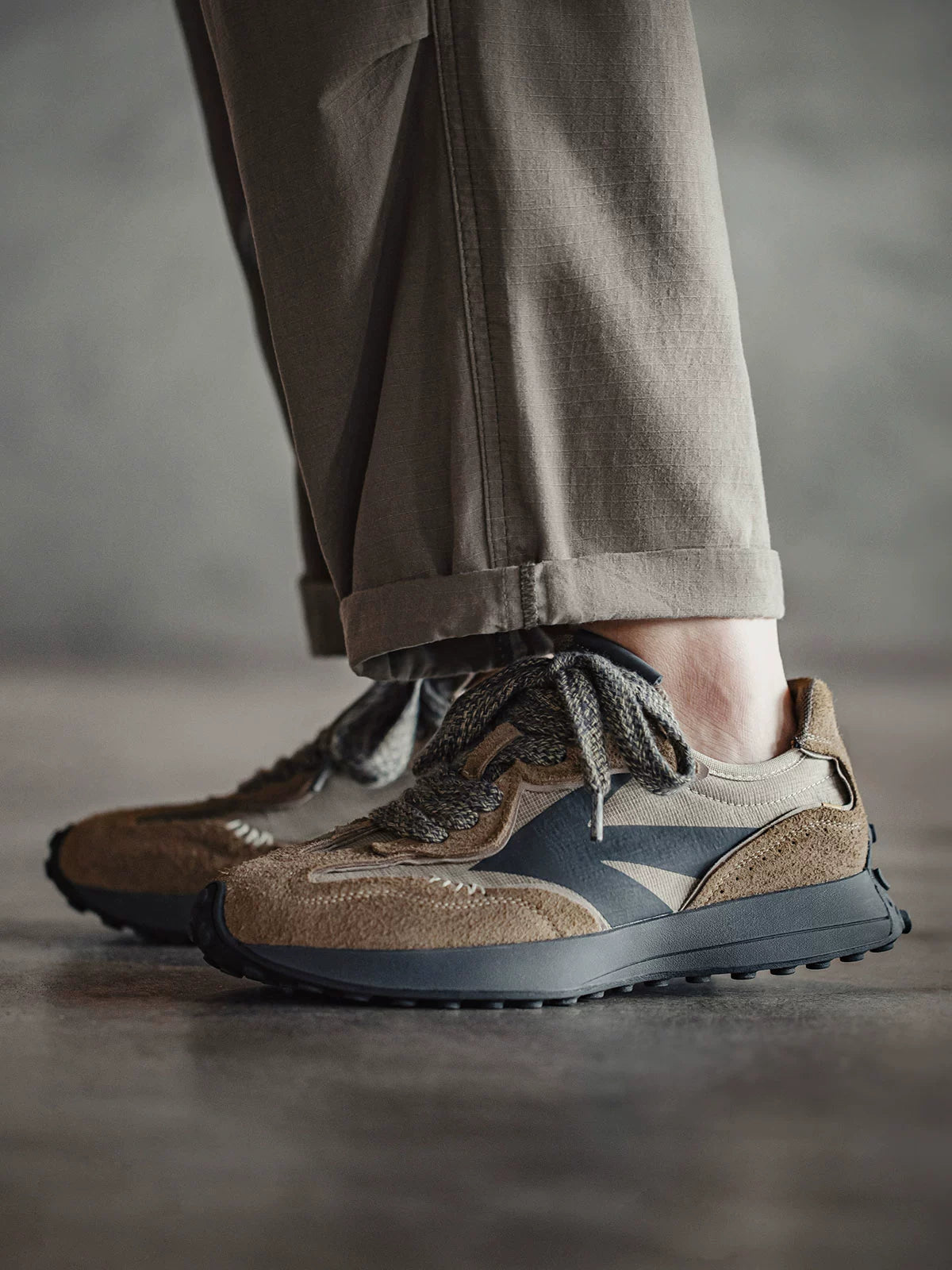 Importé - Chaussure Sneakers Forrest Gump Mixte Rétro Cuir