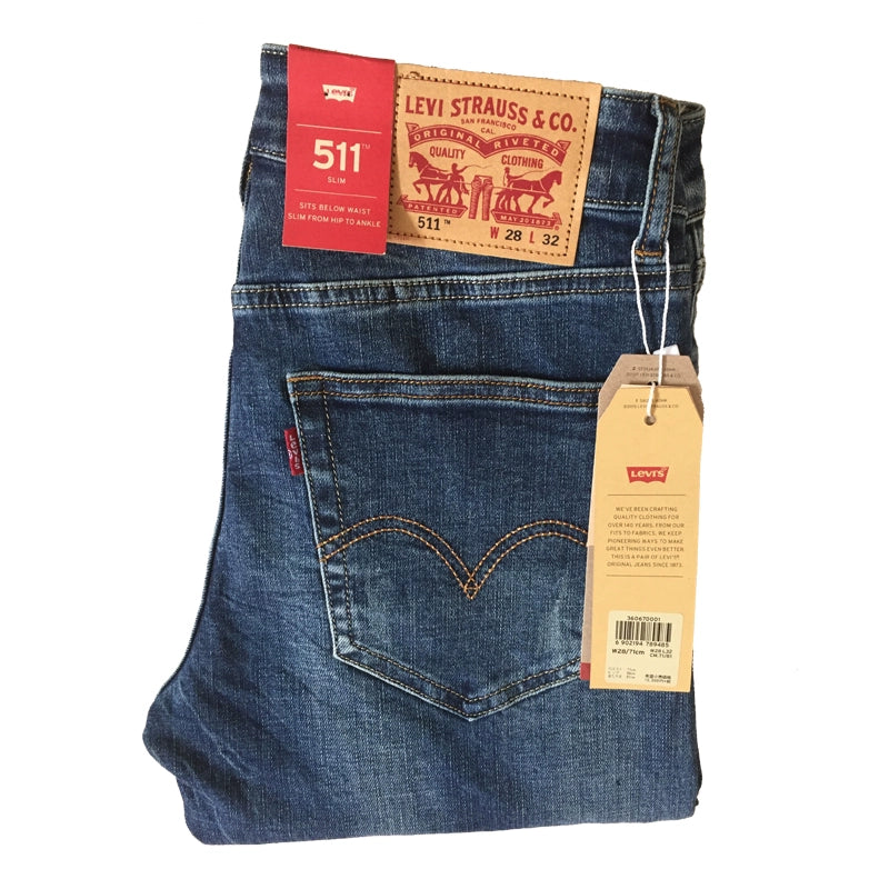 Importé - Pantalon Jean LEVIS Homme Décontracté Slim En Stretch