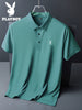 Importé - Polo Homme Playboy Manches Courtes En Soie Glacée