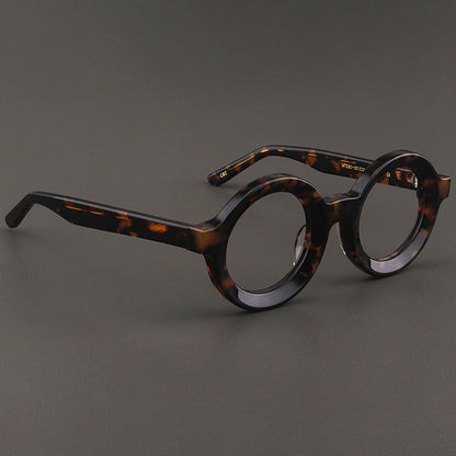 Importé – Monture Large Lunettes Rétro Mixte