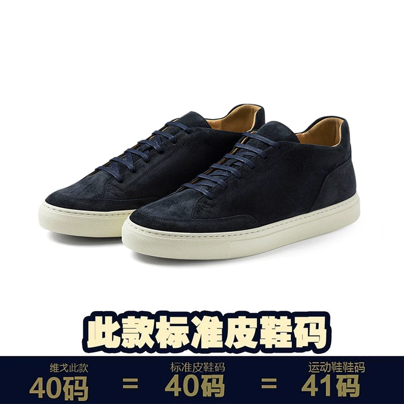 Importé - Chaussure Homme Sport Sneakers En Cuir Daim