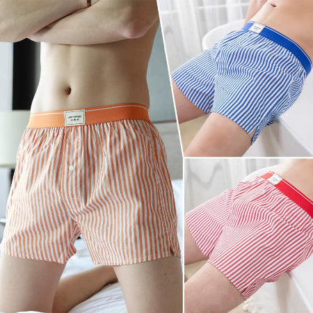 Importé - Lot x3 Culottes Homme Pur Coton
