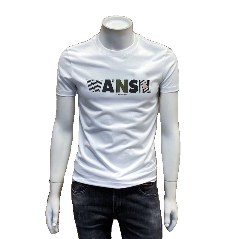 Importé -  T-Shirt Homme Manches  Courtes Tendance 100% Coton