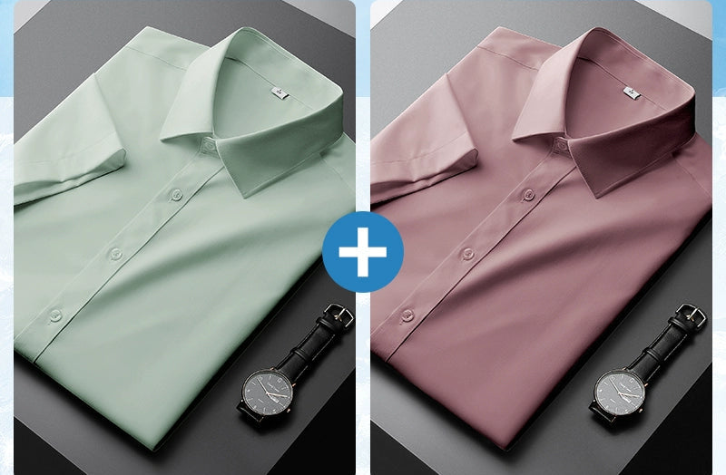 Importé - Pack de 2 Chemise Playboy Homme Manches Longues