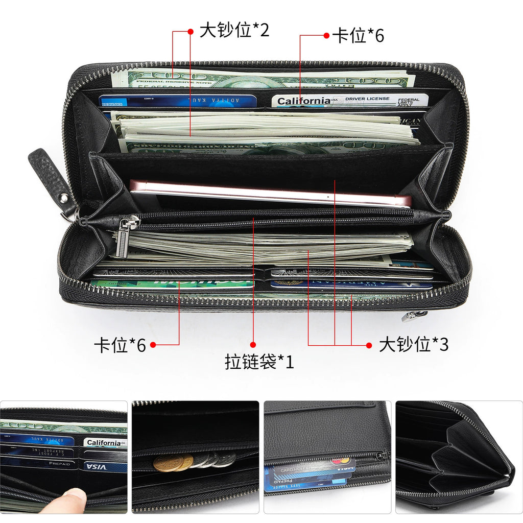 Importé - Pochette En Cuir Premium Style Décontracté