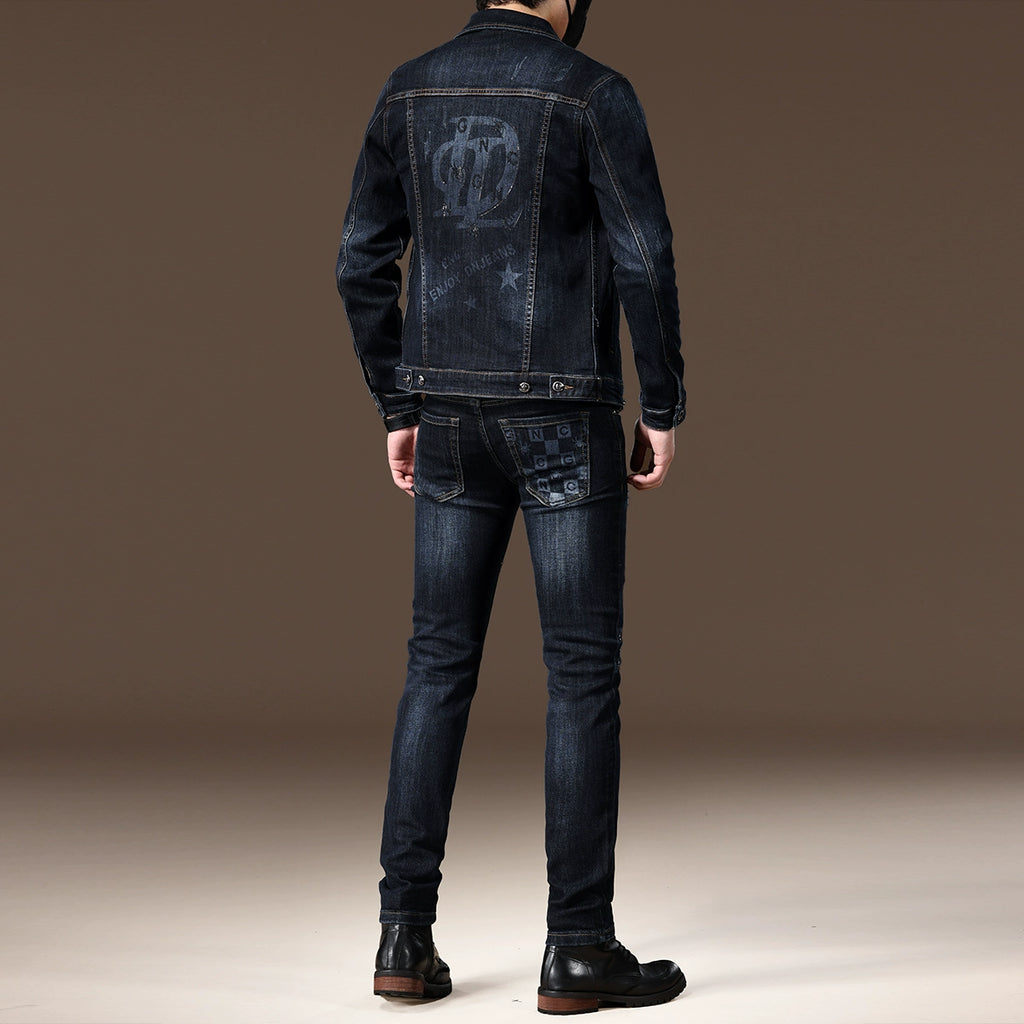 Importé - Ensemble Jacket Homme Slim Tendance