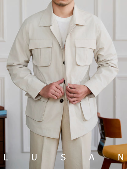 Importé - Veste Jacket Homme Décontracté Sur-Chemise