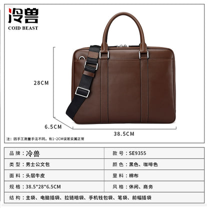 Importé - Sac Cuir Ordinateur Portable 15'' Et Documents