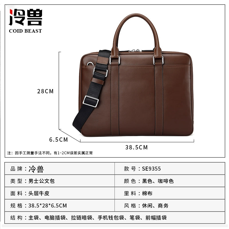 Importé - Sac Cuir Ordinateur Portable 15'' Et Documents