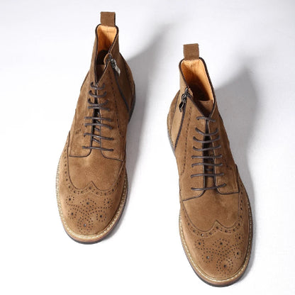Importé - Chaussure Homme Bottes Chelsea Cuir Décontractée