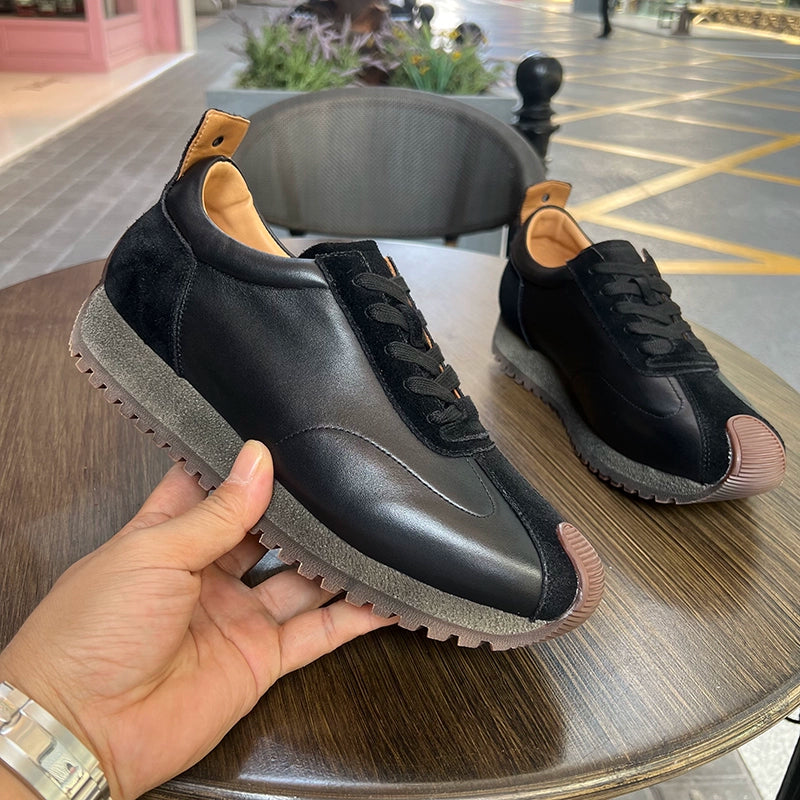 Importé - Chaussure Basket Sneaker Homme Cuir véritable