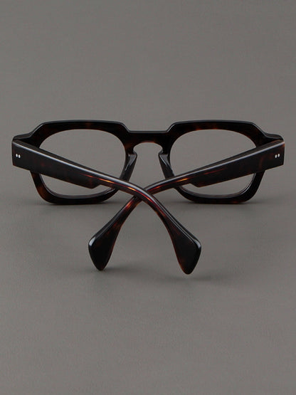 Importé – Monture Large Lunettes Rétro Mixte