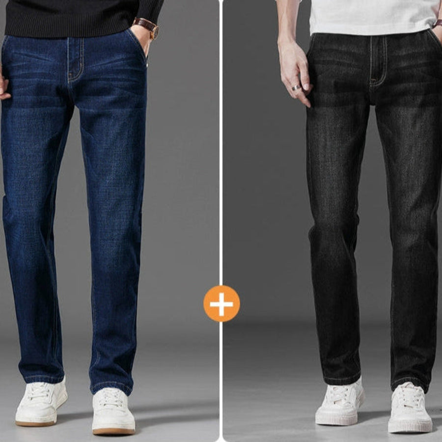 Importé - Lot 2x Pantalons Jean Coton Homme Stretch
