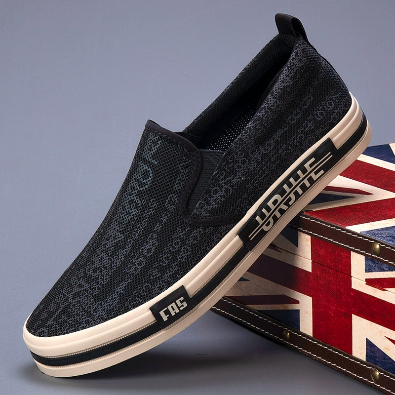 Importé - Chaussure Homme Sport Décontractée Sans Lacetes En Toile