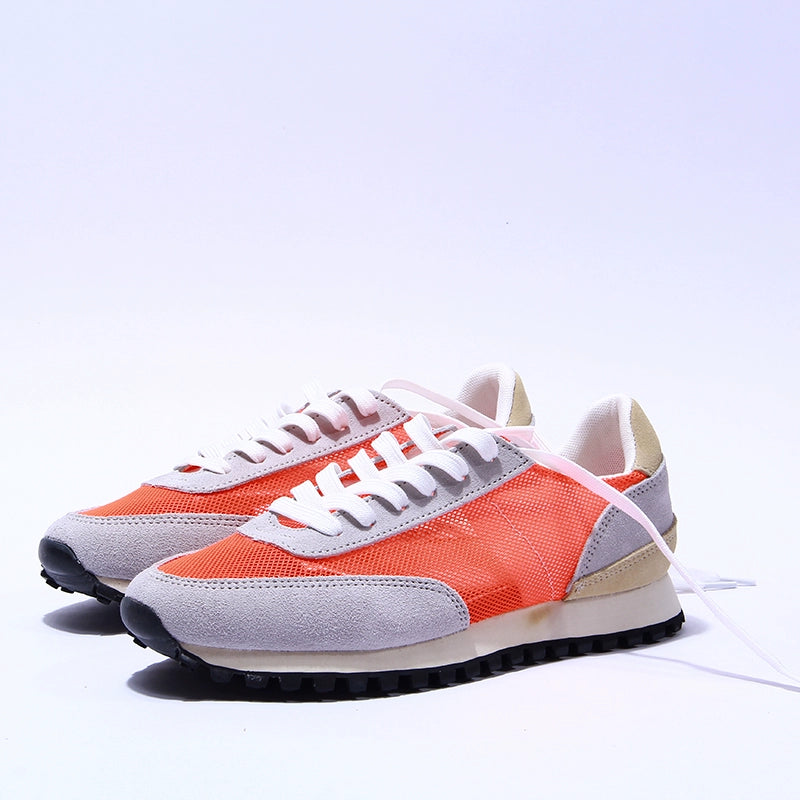 Importé - Chaussure Sneakers Mixte Sport Rétro Bi-Matière