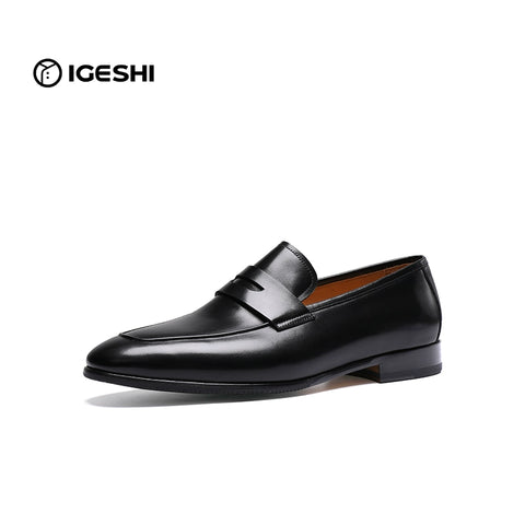 Importé - Chaussure IGESHI Mocassin Homme Véritable Cuir