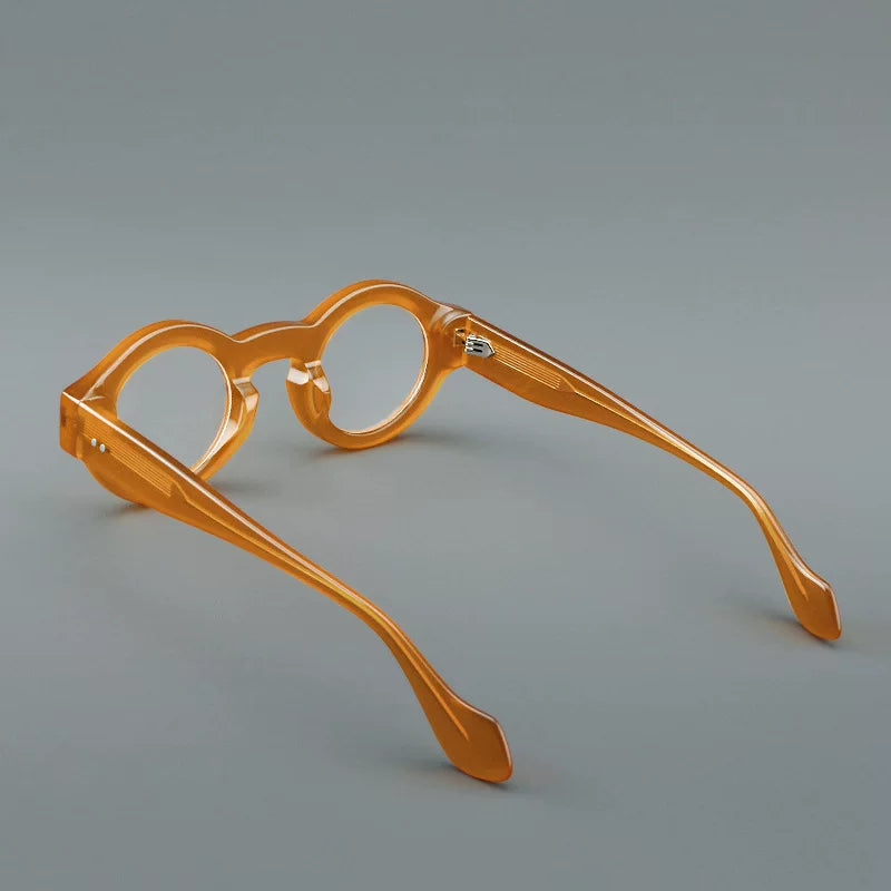 Importé – Monture Ronde Style Rétro Lunettes Mixte