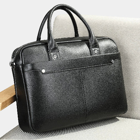 Importé - Sac Premium Cuir Gaufré Pour PC Ordinateur 14''