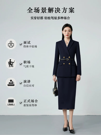 Importé - Ensemble Tailleur Femme 2-3 Pièces Slim Fit Premium
