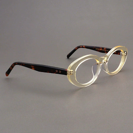 Importé – Monture Lunettes Mixte Ovales Style Rétro