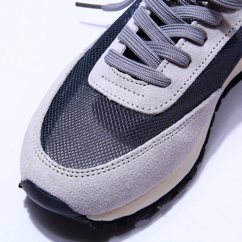 Importé - Chaussure Sneakers Mixte Sport Rétro Bi-Matière