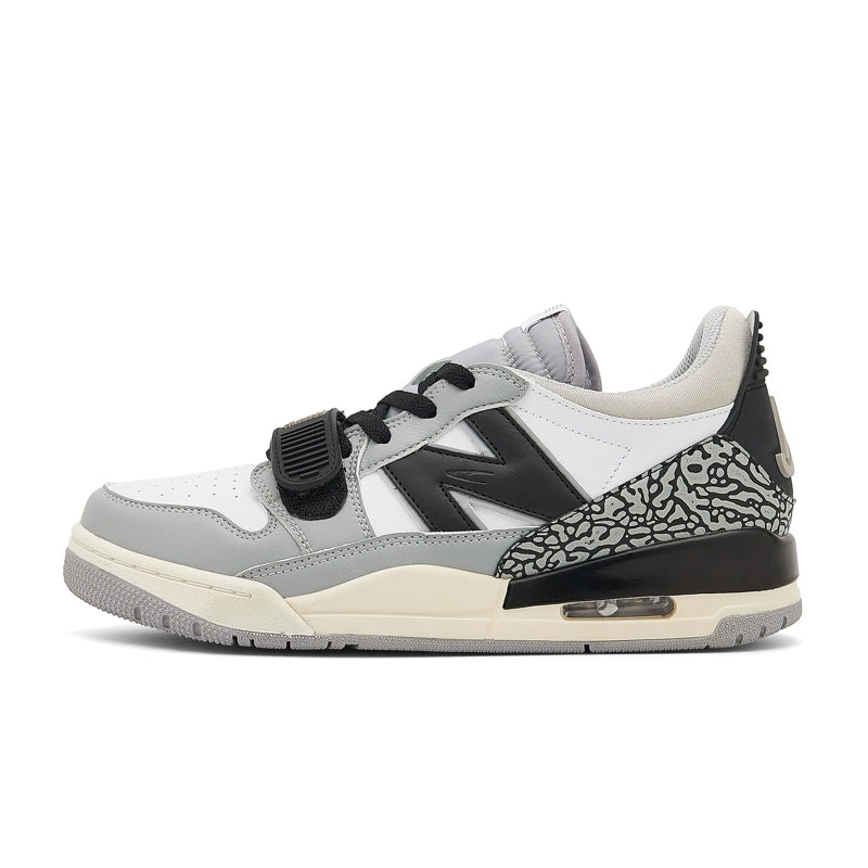Importé - Chaussure Basket Mixte Sport Vintage Cuir