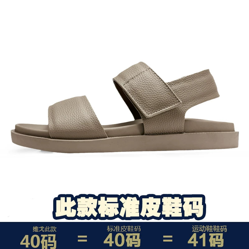 Importé - Chaussure Sandales En Cuir