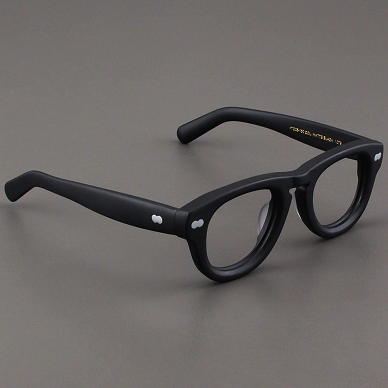Importé – Monture Large Rétro Lunettes Mixtes