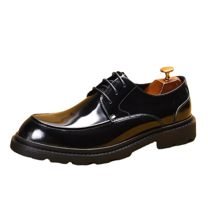 Importé - Chaussure Cuir Verni Homme Derby Décontractée