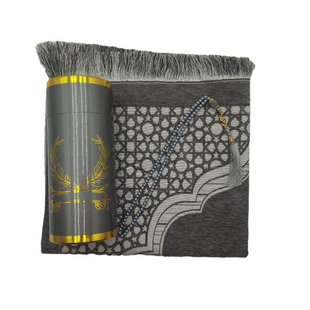 Importé -  Ensemble Coffret prière -Tapis + Chapelet