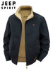 Importé - Veste Jacket 2Face Homme Col Montant Manches Longues 100% coton