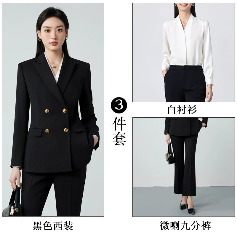 Importé - Ensemble Tailleur Femme 2-3 Pièces Slim Fit Premium