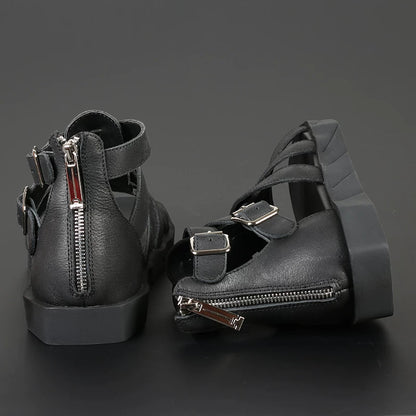 Importé - Chaussure Mixtes Sandales Lanières Montantes