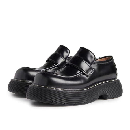 Importé - Chaussure Homme Mocassins Style Britannique A Semelle épaisse