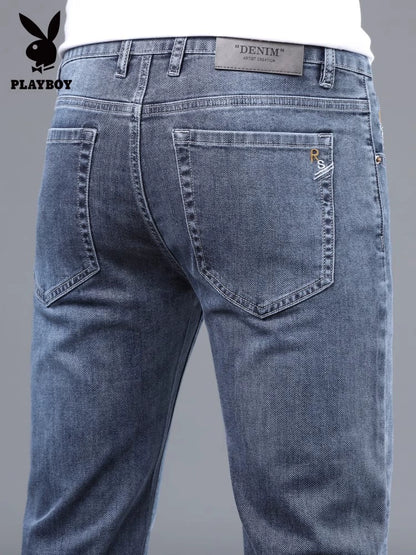 Importé - Playboy Pantalon Slim Fit Homme Jean Stretch