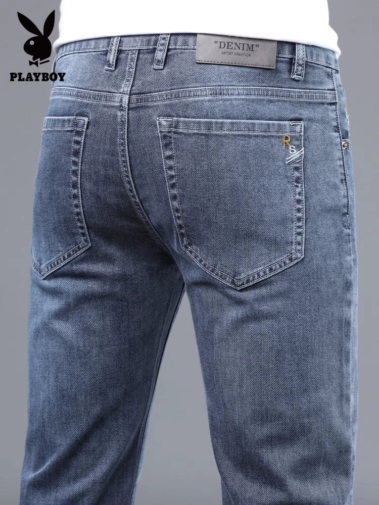 Importé - Playboy Pantalon Slim Fit Homme Jean Stretch