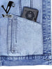 Importé - Jacket Veste Jean Homme Décontractée Manches Longues