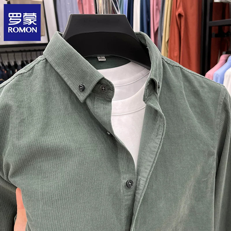Importé - Chemise Oxford  Homme Manches Longues Pur Coton